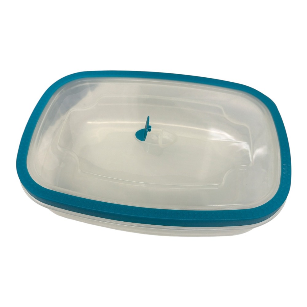 True Living Lid 16.5 fl oz Plastic Food Storage Container Vent Hole EUC